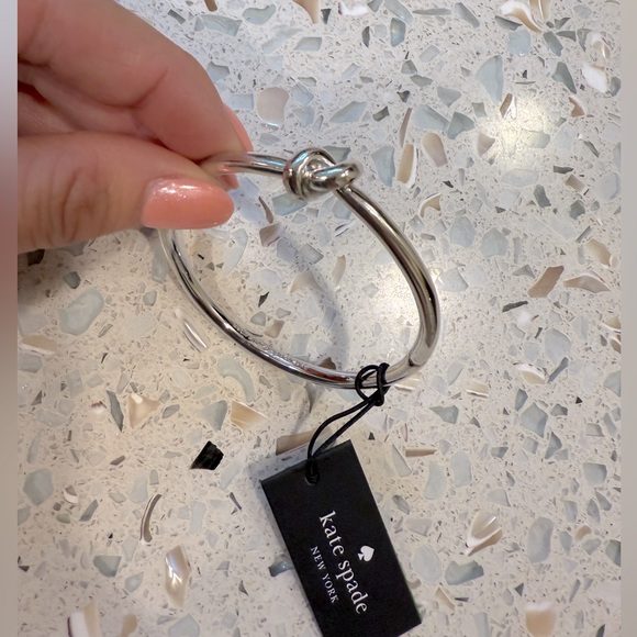 Kate Spade Silver Knot Bracelet - Picture 1 of 3